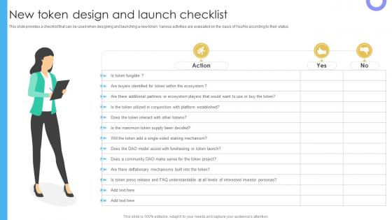 Guide To Understanding Decentralized New Token Design And Launch Checklist BCT SS V