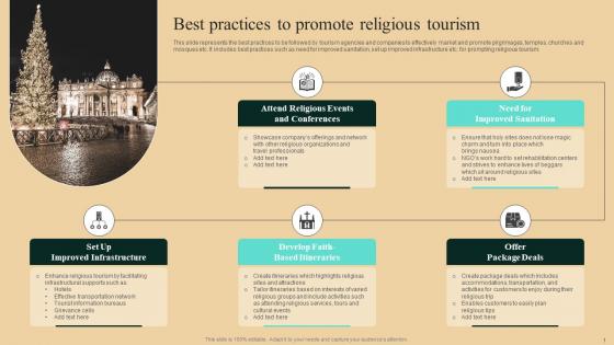 Guide To Winning Tourism Best Practices To Promote Religious Tourism Professional Pdf