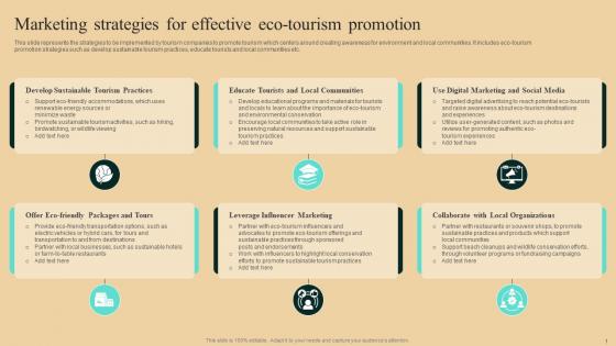 Guide To Winning Tourism Marketing Strategies For Effective Eco Tourism Promotion Demonstration Pdf