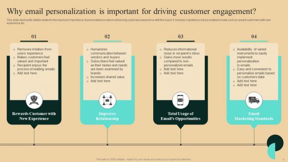 Guide To Winning Tourism Why Email Personalization Is Important For Driving Customer Diagrams Pdf