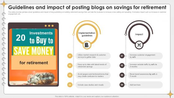Guidelines And Impact Of Posting Planning Outreach Campaigns PPT Template