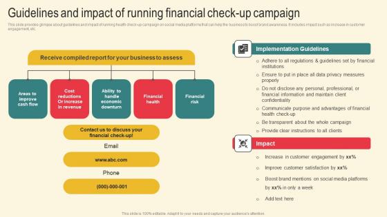 Guidelines And Impact Of Running Marketing Plan For Boosting Client Retention In Retail Banking Sample Pdf