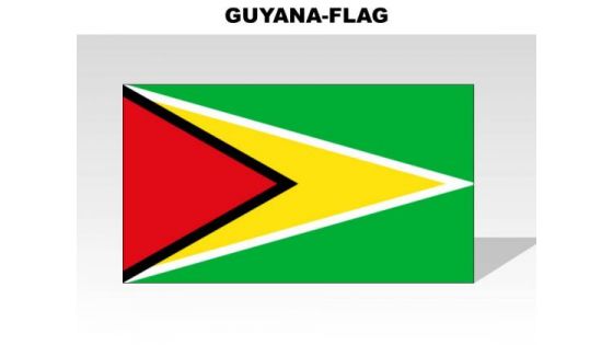 Guyana Country PowerPoint Flags