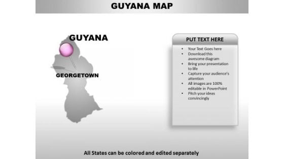 Guyana Country PowerPoint Maps Guyana Country PowerPoint Maps
