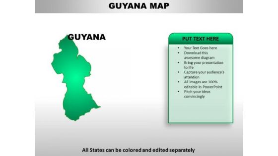 Guyana PowerPoint Maps