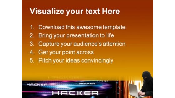 Hacker Security PowerPoint Templates And PowerPoint Backgrounds 0211
