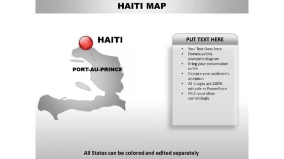 Haiti Country PowerPoint Maps