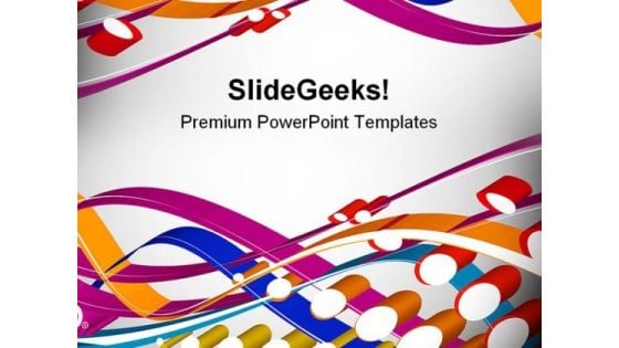 Halftone Colorful Beauty PowerPoint Themes And PowerPoint Slides 0411