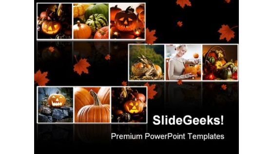 Halloween Collage Festival PowerPoint Templates And PowerPoint Backgrounds 0511