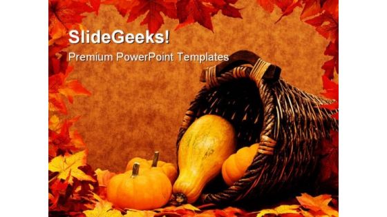 Halloween Nature PowerPoint Template 0610