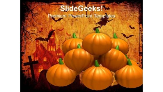 Halloween Pumpkins Festival PowerPoint Templates And PowerPoint Themes 0812