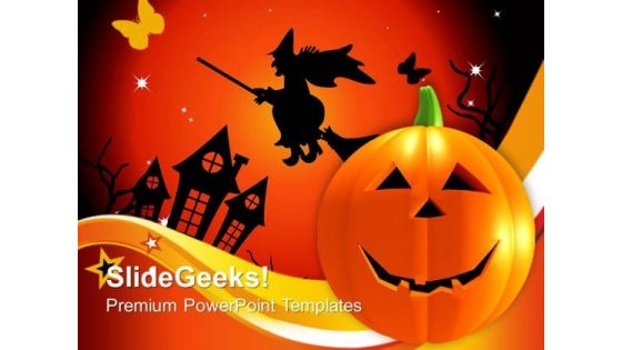 Halloween Pumpkins Festival PowerPoint Templates And PowerPoint Themes 0912