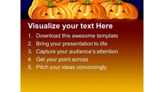Halloween Pumpkins Vacation PowerPoint Templates And PowerPoint Themes 1012