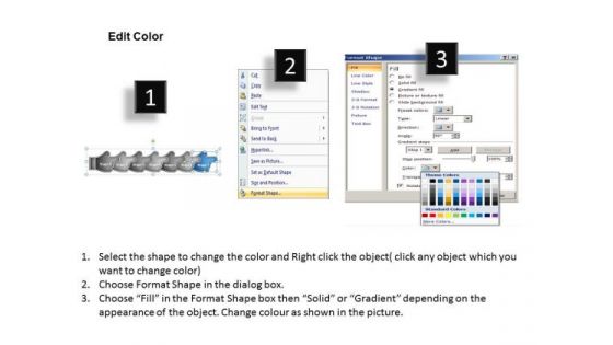 Hands Depicting 7 Stages Process Electrical Schematic PowerPoint Free Templates