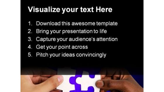 Hands With Puzzles Shapes PowerPoint Themes And PowerPoint Slides 0411