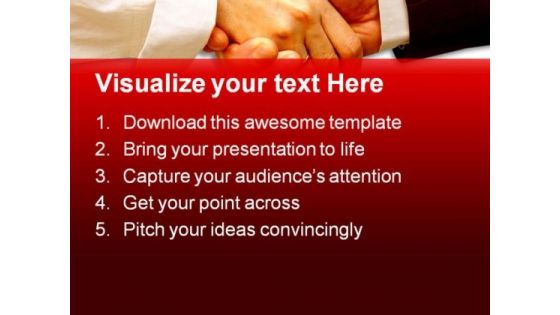 Handshake01 Business PowerPoint Templates And PowerPoint Backgrounds 0611
