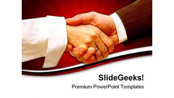 Handshake01 Business PowerPoint Templates And PowerPoint Backgrounds 0611