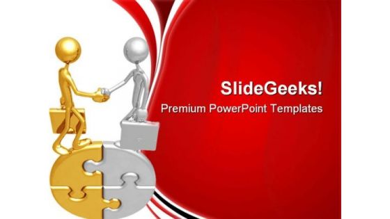 Handshake01 Business PowerPoint Themes And PowerPoint Slides 0711