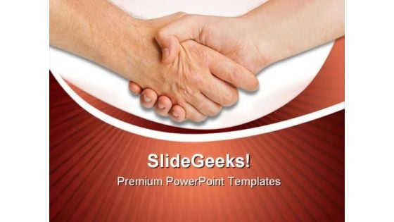 Handshake02 Business PowerPoint Themes And PowerPoint Slides 0411