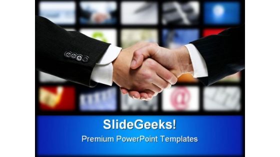 Handshake02 Business PowerPoint Themes And PowerPoint Slides 0711