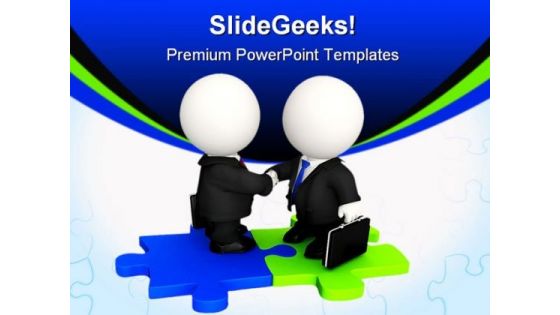 Handshake03 Business PowerPoint Templates And PowerPoint Backgrounds 0411