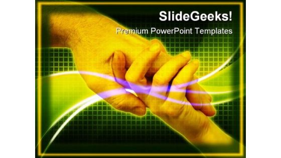 Handshake Abstract PowerPoint Templates And PowerPoint Backgrounds 0411