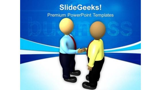 Handshake Business Concept Success PowerPoint Templates Ppt Backgrounds For Slides 0313