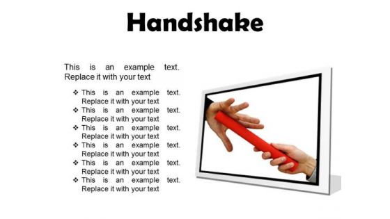 Handshake Business PowerPoint Presentation Slides F