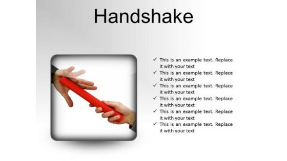 Handshake Business PowerPoint Presentation Slides S