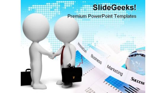 Handshake Business PowerPoint Templates And PowerPoint Backgrounds 0511