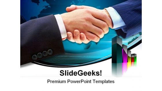 Handshake Business PowerPoint Themes And PowerPoint Slides 0611