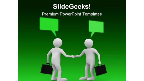 Handshake Meeting Business PowerPoint Templates And PowerPoint Backgrounds 0911