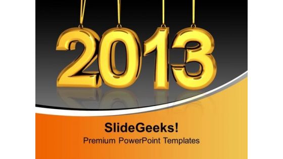 Hanging 2013 Alphabet PowerPoint Templates And PowerPoint Themes 1012