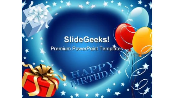 Happy Birthday Events PowerPoint Templates And PowerPoint Backgrounds 0511