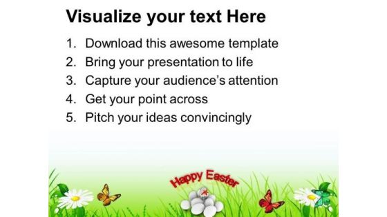 Happy Easter Day Religious Festival PowerPoint Templates Ppt Backgrounds For Slides 0313