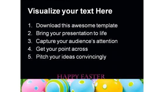 Happy Easter Festival PowerPoint Themes And PowerPoint Slides 0711