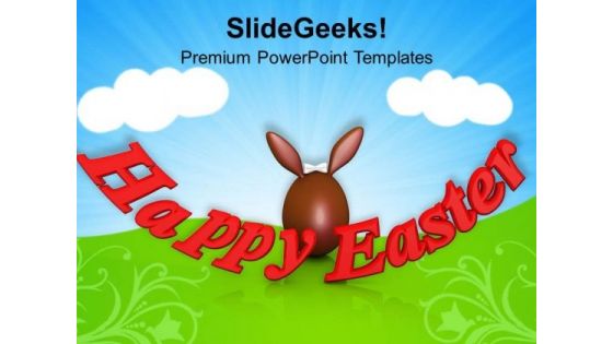 Happy Easter Religious Festival PowerPoint Templates Ppt Backgrounds For Slides 0313