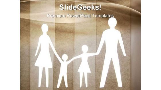 Happy Family Abstract PowerPoint Themes And PowerPoint Slides 0811