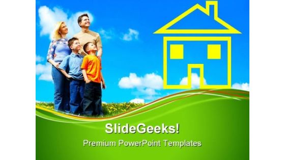 Happy Family Holidays PowerPoint Themes And PowerPoint Slides 0711