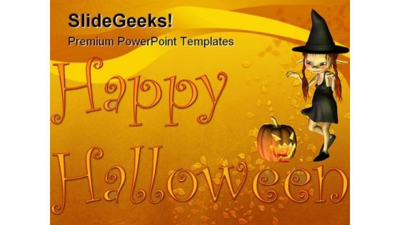 Happy Halloween01 Holidays PowerPoint Template 1010