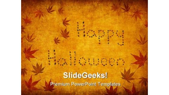 Happy Halloween Festival PowerPoint Templates And PowerPoint Backgrounds 0511