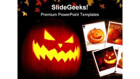 Happy Halloween Festival PowerPoint Templates And PowerPoint Backgrounds 0611