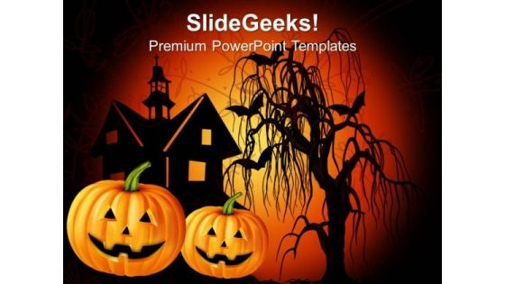 Happy Halloween Festival PowerPoint Templates And PowerPoint Themes 1012