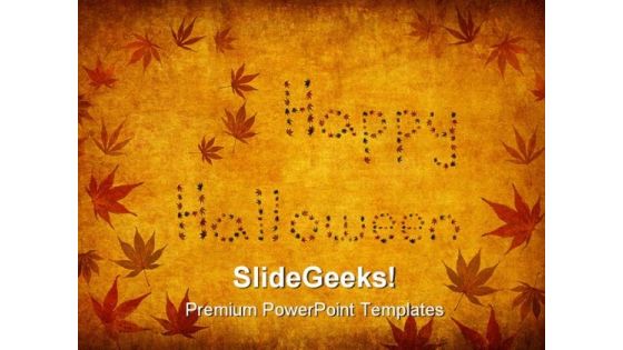Happy Halloween Festival PowerPoint Themes And PowerPoint Slides 0511