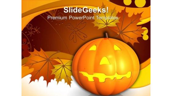 Happy Halloween Nature PowerPoint Templates And PowerPoint Themes 1012