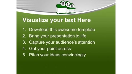 Happy Home Real Estate PowerPoint Templates Ppt Backgrounds For Slides 0213