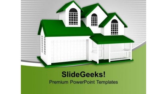Happy Home Real Estate PowerPoint Templates Ppt Backgrounds For Slides 0213