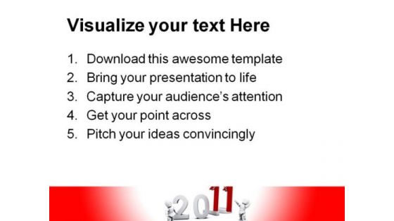 Happy New Year01 Festival PowerPoint Backgrounds And Templates 1210