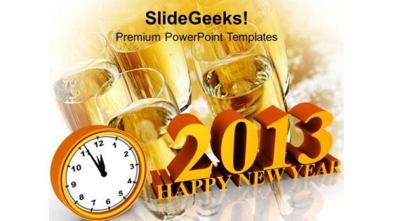 Happy New Year Holiday PowerPoint Templates Ppt Backgrounds For Slides 1112