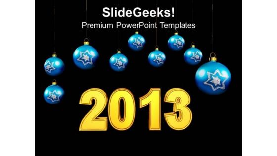 Happy New Year Theme Celebration PowerPoint Templates Ppt Backgrounds For Slides 0413